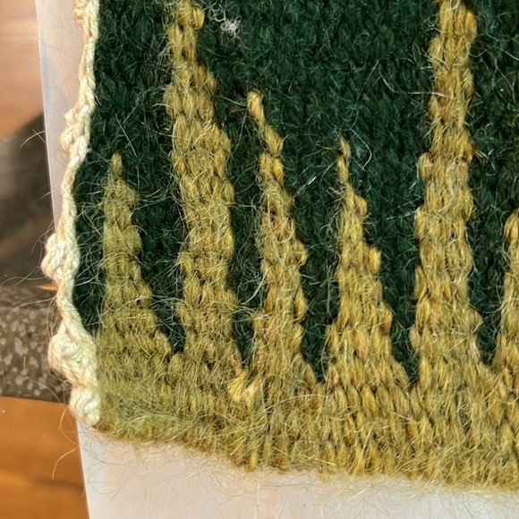 Handcrafted Tapestry with Forest Animals handmade rug wall hanging - Picture 7 of 15